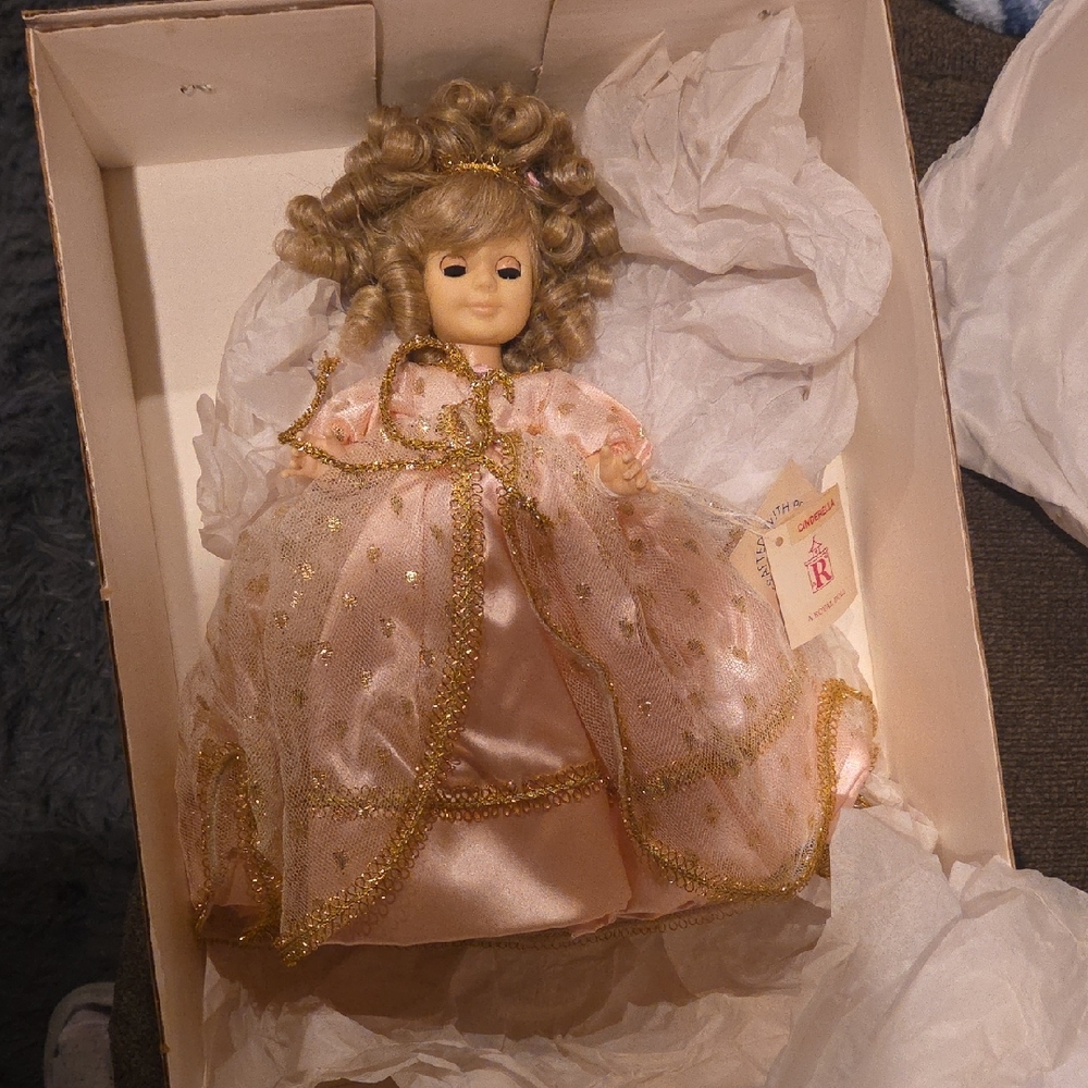 Elegant Pink and Gold Doll